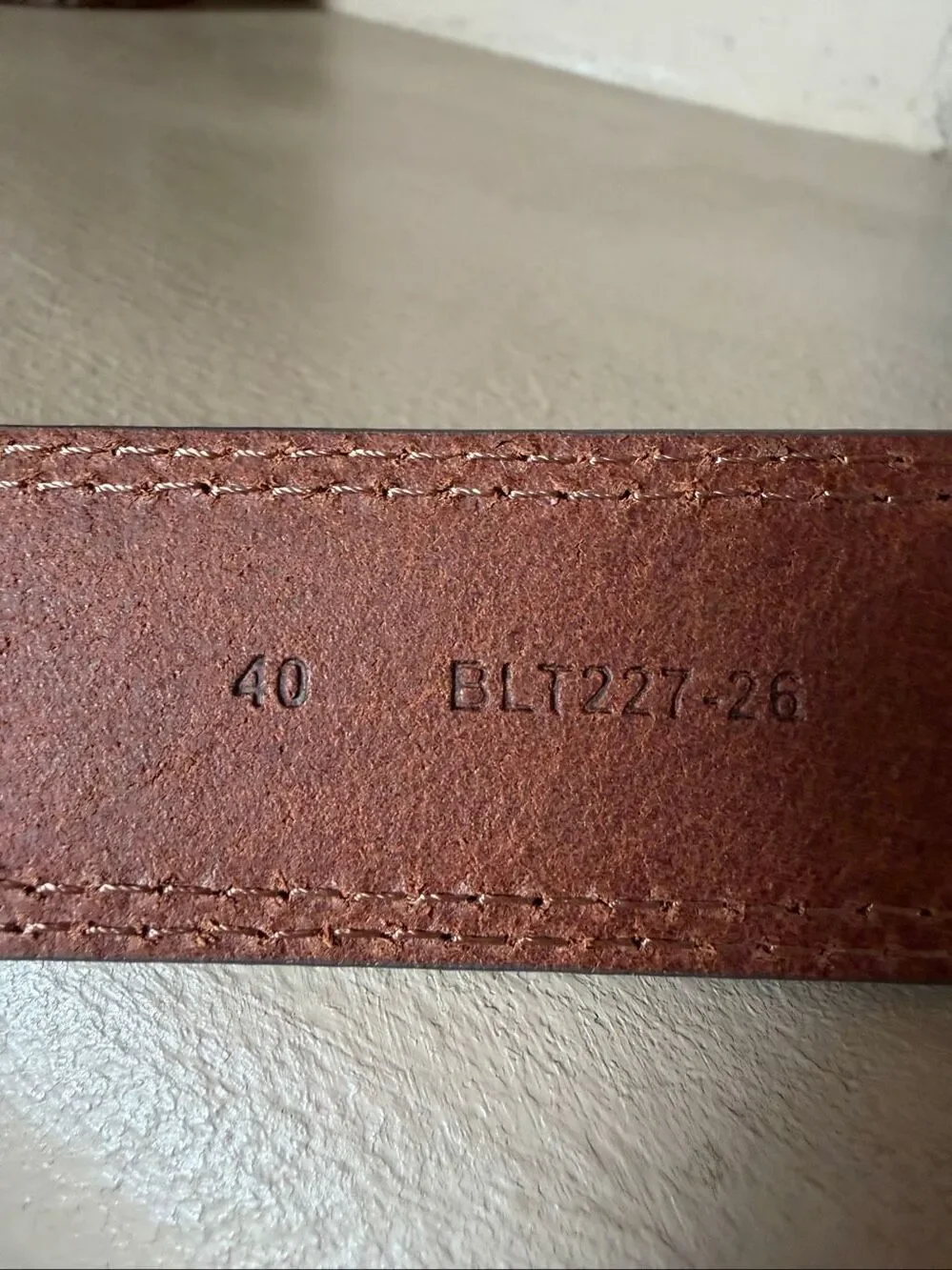 Justin Boots leather belt
